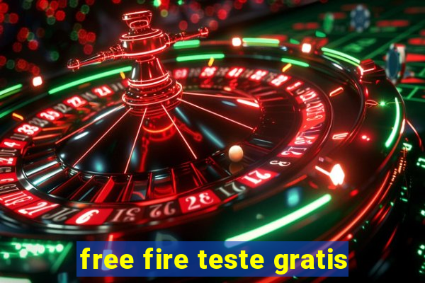 free fire teste gratis